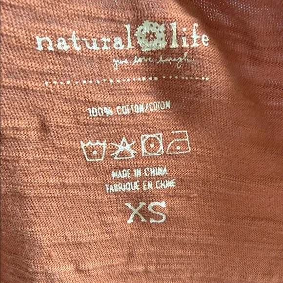 Natural Life Rust Cotton jumpsuit romper xs - Picture 3 of 6